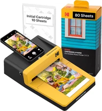 Dock ERA plus 4PASS Instant Photo Printer, 4X6 Inches, 90 Sheets Bundle