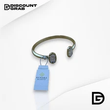 Kendra Scott Elton Gold Cuff Bracelet in Dichroic Glass