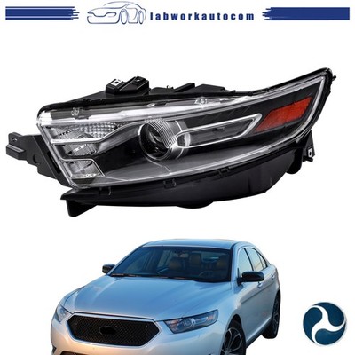 For Ford Taurus 2014-2016 Driver Halogen Front Headlights HB3 Factory Gray Trim