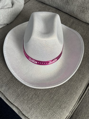 Spirit Halloween Barbie Cowgirl Hat Womens Costume Western One Size Cosplay - Picture 2 of 3