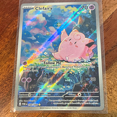 Nintendo Pokémon TCG Clefairy 094/088 Rare Holo KP 70 EN 2026