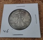 1946 p circulated Walking Liberty half dollar
