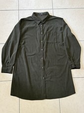 Fashion Nova Women-Olive Long Sleeve Knee high Button-Up Dress Corduroy Size XL