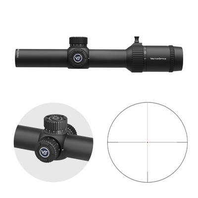 Vector Optics SCOC-39 Forester 1-8x24 SFP FDE Zielfernrohr Airsoft Jagd Sport 