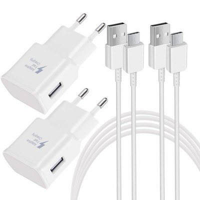 2er Pack Ladeadapter mit Schnellladefunktion (USB Typ C) Schnellladegerät mit