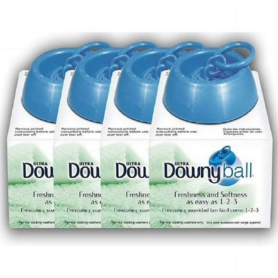 #ad Ultra Downy Ball Fabric Softener Dispenser For Top Loading Washers 4 pack $19.95