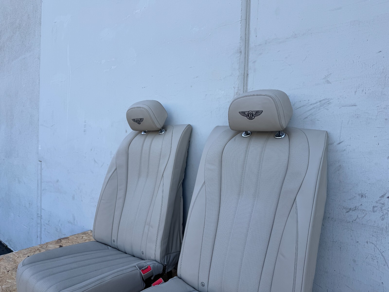 REAR LEFT RIGHT SEAT SEATS TAN CHIAR BENTLEY FLYING SPUR OEM (2013-2018)
