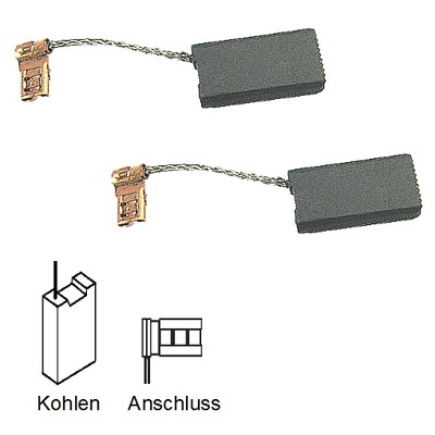 Kohlebürsten für Bosch GKS 55, GKS 65, GKS 66 CE, PKS 52 - 6,3x12,5x22mm (2055)