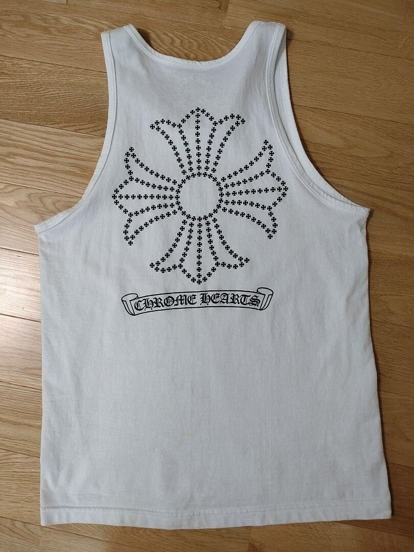 chrome hearts tank タンクトップ クロムハーツ ホワイトホースシューロゴタンクトップ - SRM