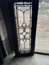 SG 4328 antique textured glass transom window 13.5 x 35.7