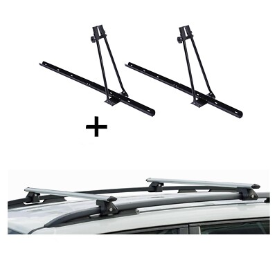 2x Fahrradträger ORION+Relingträger CRV135 für für Lada 2104 Niva ab 84