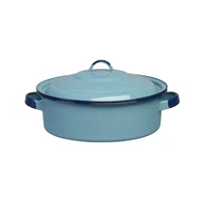Granite Ware Casserole Dish, 5 Qt - Turquoise Blue