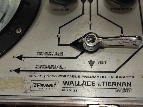 Pennwalt 65-120 Portable Pneumatic Calibrator Wallace & Tiernan Portable - Picture 4 of 10