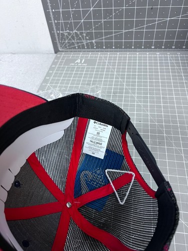 Columbia PFG Fish Flag Snapback Cap NEW Navy Blue - Picture 6 of 8