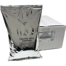 FROTHY CAPPUCCINO TOPPING 6 X 2 LB BAGS  POWDER MILK TOPPING CREAMER