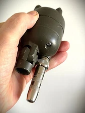 Vintage 1950's American D4T Dynamic Microphone-Military-works-harp-w/adapter (B