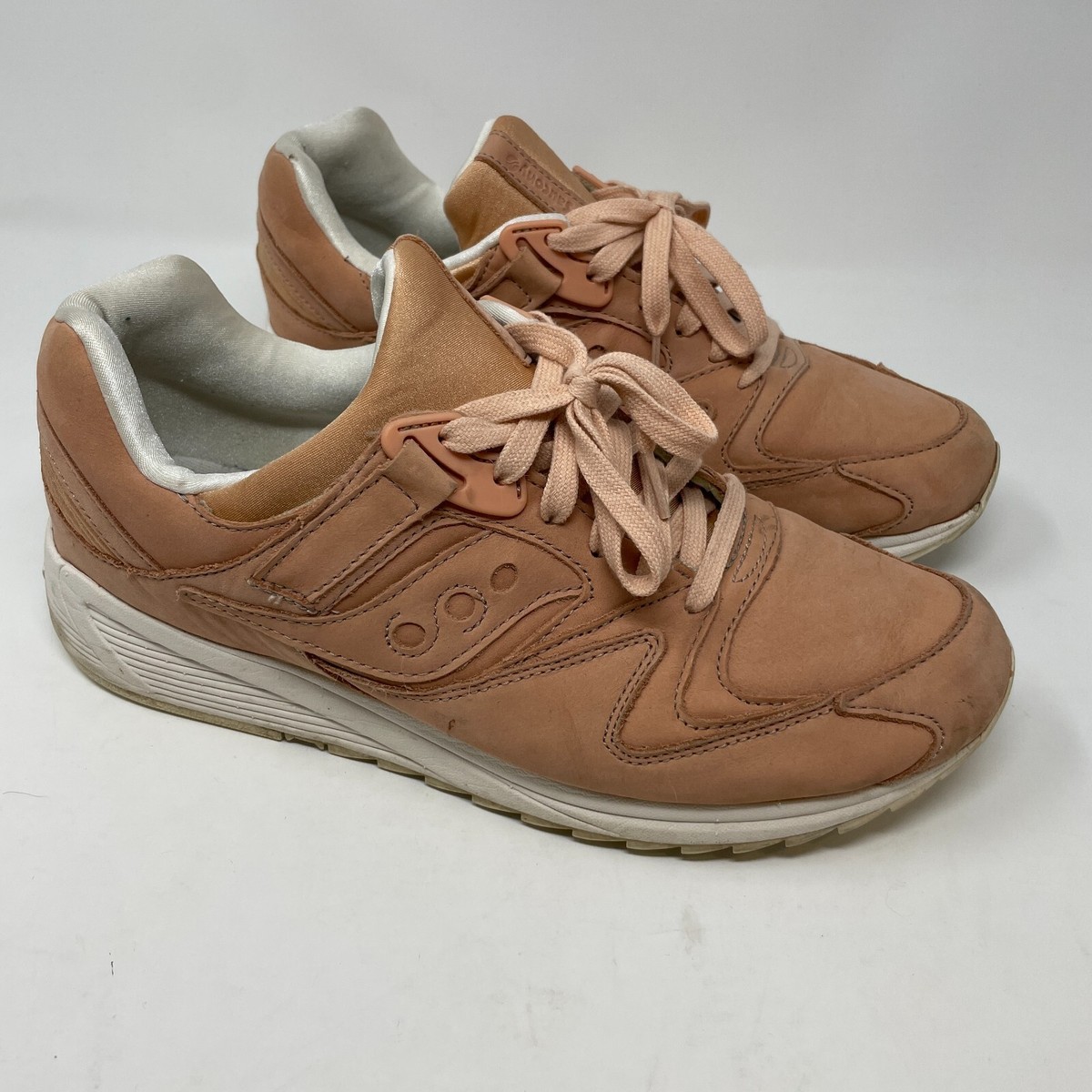 Men's Saucony S70415-3 Leather Sneakers Size 12 US EU Pink