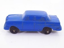 1 x PKW Mercedes Typ 250 - Blau - Kunststoff  L 100 mm x B 35mm x H 35mm