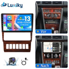 6+128GB Android Autoradio F&uuml;r Mercedes-Benz W124 1988-1992 Carplay WIFI GPS +Kam