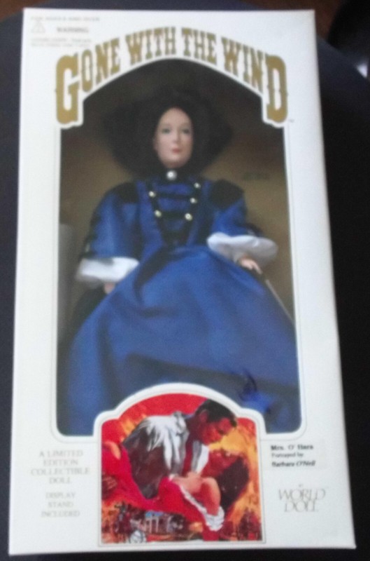 1989 Gone With The Wind 12" MRS. O'HARA in blue dress By World Doll  #71141