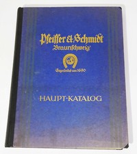 Kurzwaren Katalog Pfeiffer Schmidt Braunschweig Wolle Spitze Nähzeug 1930er 