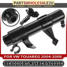 Headlight Washer Nozzle Sprayer for Volkswagen VW Touareg 03-06 7L6955978A Front