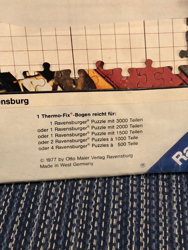 NEW Ravensburger Puzzle Thermo Fix Vintage 1977 - Picture 3 of 5