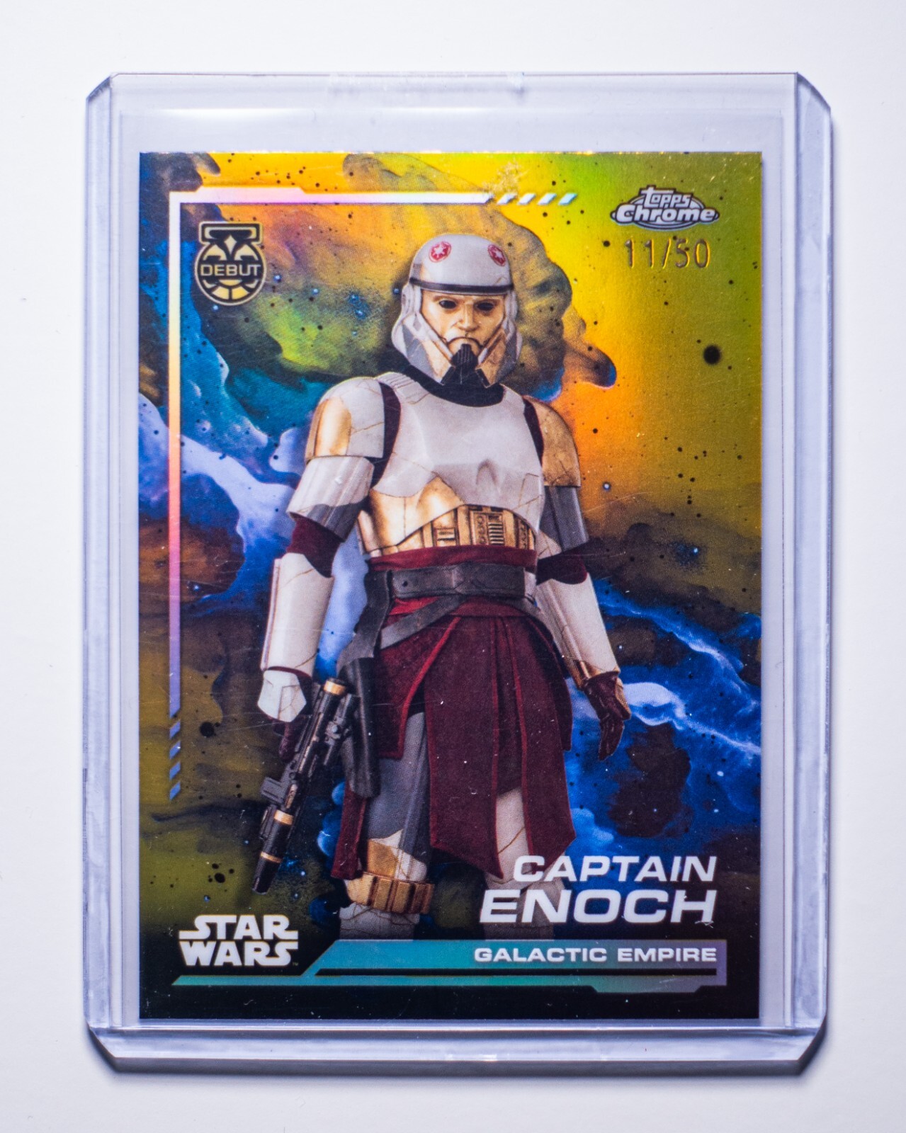 2024 Topps Chrome Star Wars #99 CAPTAIN ENOCH GOLD Refractor /50
