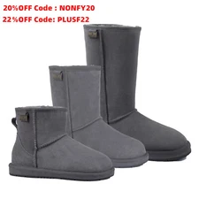 UGG Mini Short Tall Boots Women Men Water Resistant Premium Australian Sheepskin