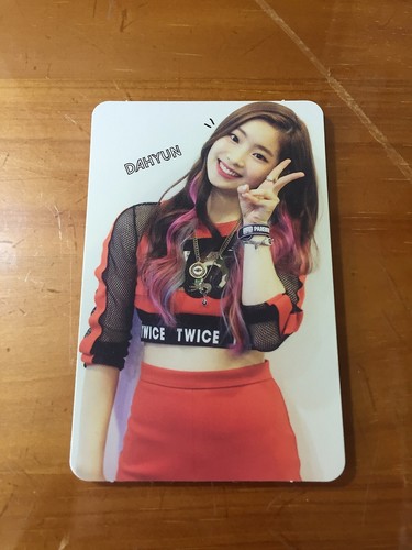 Twice Debut Album Like Ohh Ahh Red Card Dahyun Photo Card Official K Pop 28 Ebay