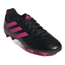 Adidas Goletto Vii Fg J Black/Pink Soccer Shoes Size 4.5 FV2895 