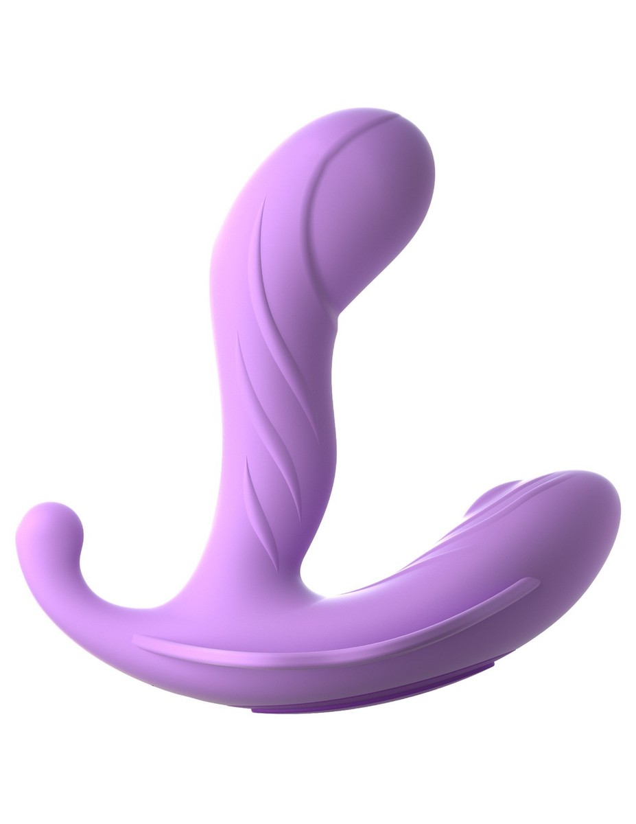 Fantasy For Her G-Spot Stimulate-Her Purple - Remote Wireless Warming  Vibrator