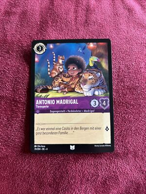Antonio Madrigal - Tierexperte  4URS-035 Disney Lorcana