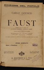 GOUNOD FAUST DRAMMA SPARTITO OPERA COMPLETA