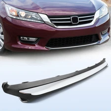 For 2013 2014 2015 Honda Accord Front Bumper Lower Grille Chrome Molding Trim