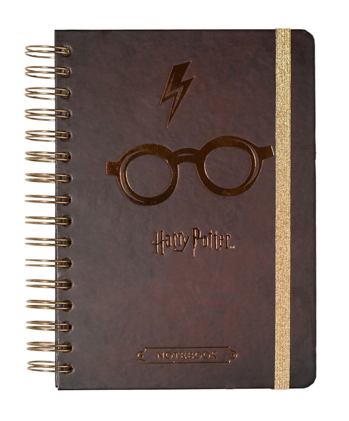A5 Premium Notebook Birthday Christmas gift Harry Potter Glasses hardcover brown - Image 2