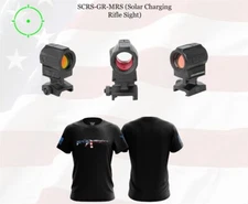 Holosun SCRS Solar Charging MRS Green Dot Sight w/ FREE SHIRT - SCRS-GR-MRS