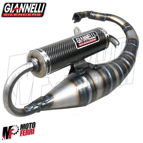 Marmitta Giannelli SHOT V4 Minarelli verticale MBK Booster Spirit Yamaha bws 50 - Foto 4 di 4