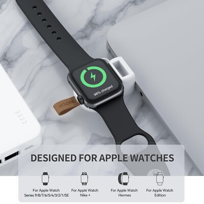 Magnetic Wireless Apple Watch Charger Portable Keychain USB For