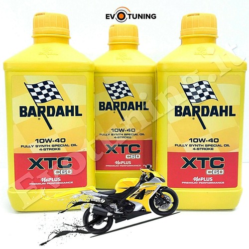 Bardahl Bardhal XTC C60 10w30 Moto Olio Motore Sintetico Jaso Ma2 6 - Foto 4