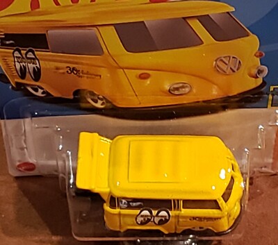 2023 Hot Wheels Kool Kombi Mooneyes Yellow VW Kombi Volkswagen