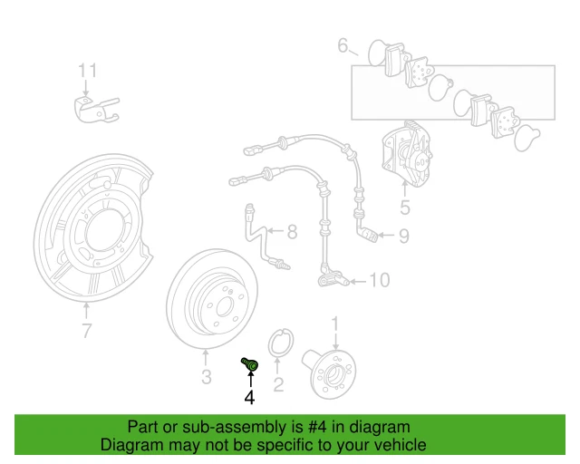 Pacote com 18 parafusos de rotor de disco de freio originais do fabricante Mercedes-Benz 201-421-01-71 - Imagem 2 de 4
