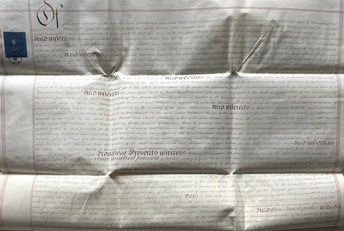 1845 Indenture Chas Weston, Beata Hinkney & Eastern Counties Railway Co. (U) - Picture 4 of 9