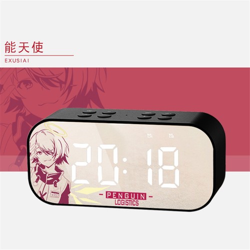 Haut-parleur sans fil Bluetooth réveil DEL écran miroir anime impression thème destin - Photo 16 sur 21