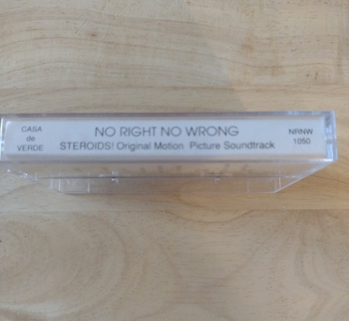 No Right No Wrong Steroids! 1989 Orig. Motion Picture Soundtrack Cassette Tape - Imagen 5 de 5