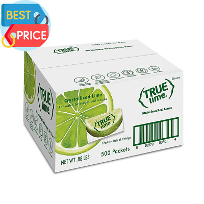 TRUE LIME Water Enhancer, Bulk Pack - 0.03 Ounce, 500 Count (Pack of 1)| Zero Ca