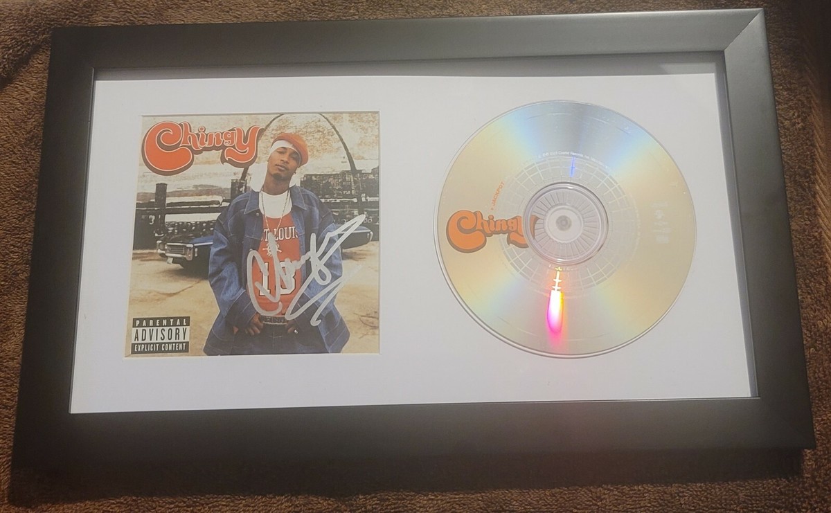 CHINGY signed auto Framed JACKPOT CD Booklet plus CD EXACT