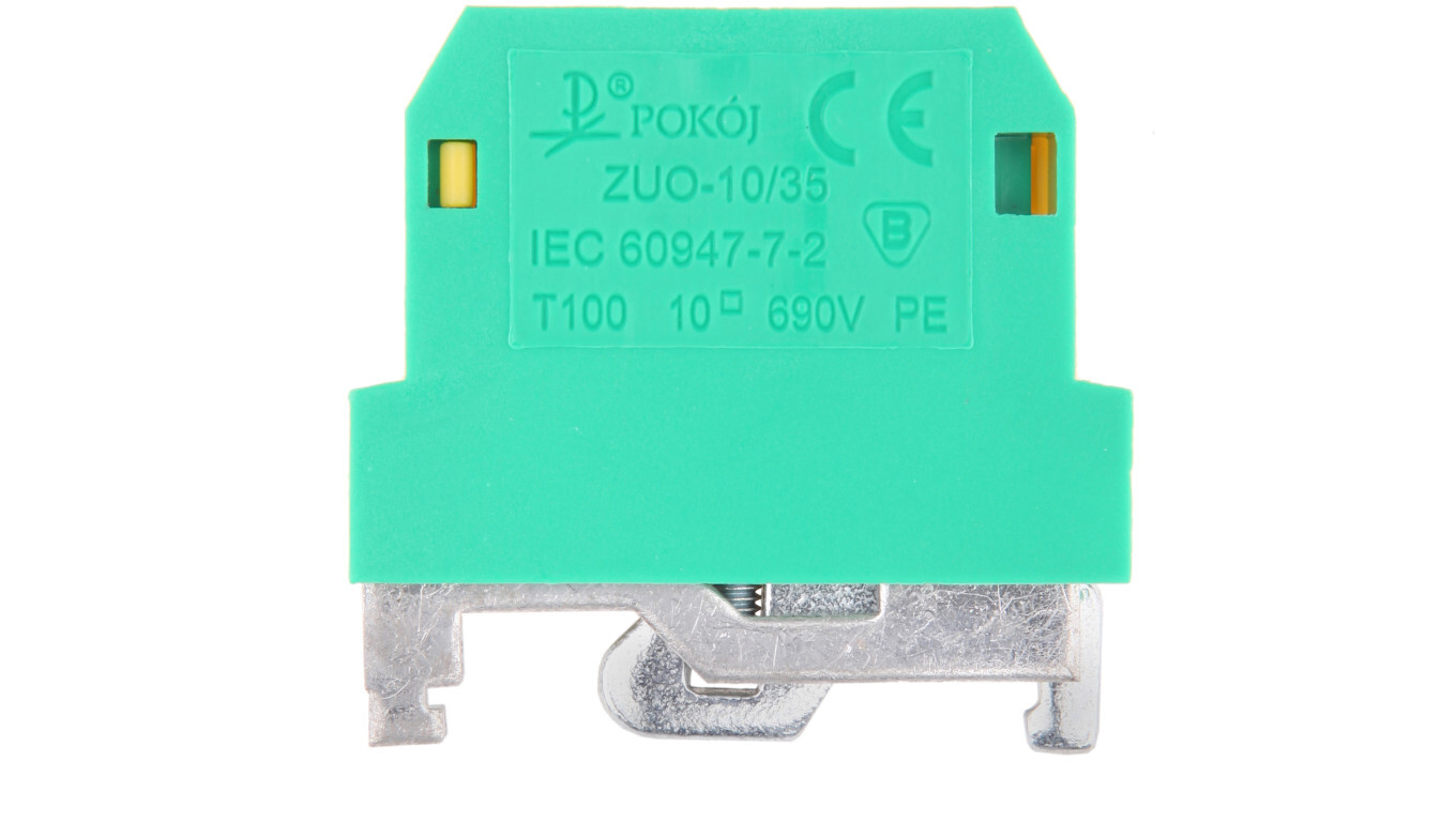 PE protective threaded connector 1.5-10mm2 green-yellow ZUO-10/35 A11-5D3 /T2UK