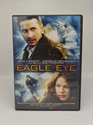 Eagle Eye (DVD, Widescreen, 2008) Shia LaBeouf, Michelle Monaghan