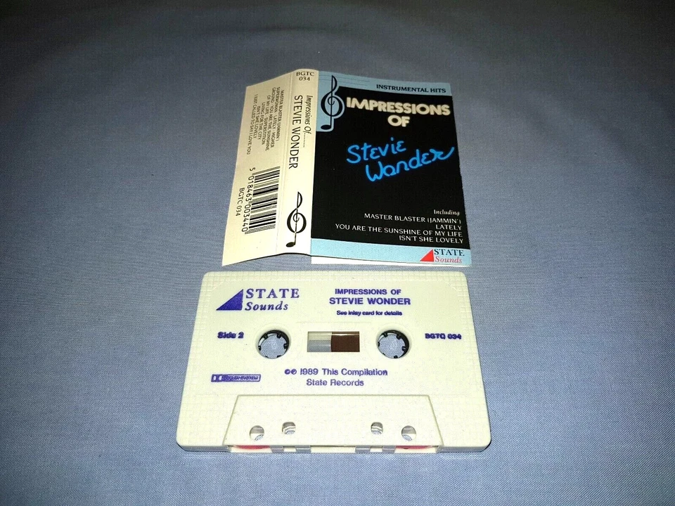 IMPRESSIONS OF STEVIE WONDER CASSETTE TAPE ALBUM - Image 2 of 2